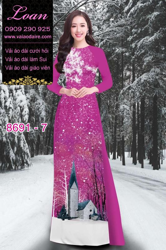 Vải áo dài Noel 2020