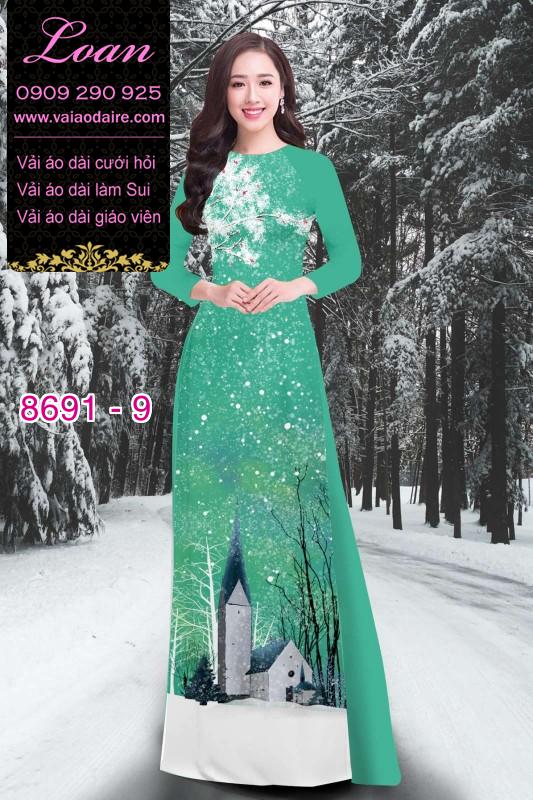 Vải áo dài Noel 2020