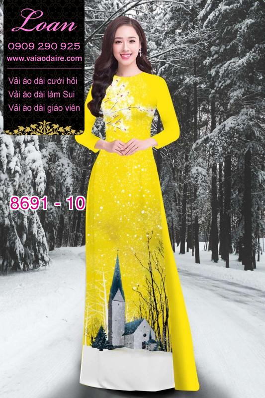 Vải áo dài Noel 2020