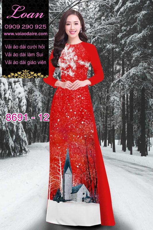 Vải áo dài Noel 2020