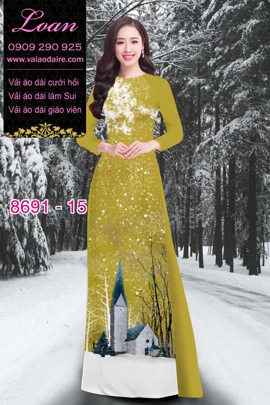 Vải áo dài Noel 2020