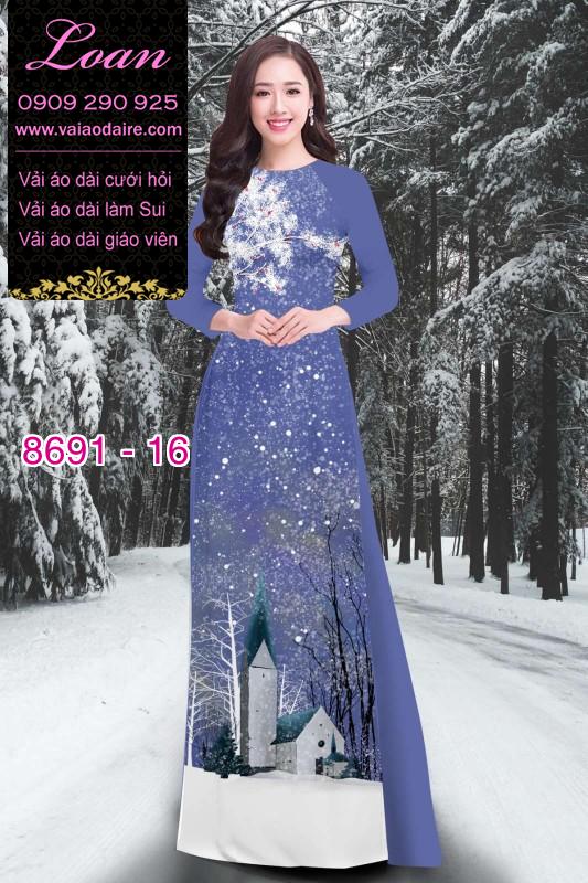 Vải áo dài Noel 2020