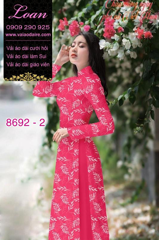 Vải áo dài cành cây nhỏ Vải áo dài cành cây nhỏ