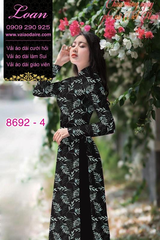 Vải áo dài cành cây nhỏ Vải áo dài cành cây nhỏ