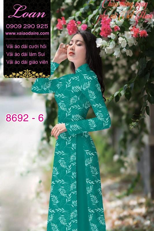 Vải áo dài cành cây nhỏ Vải áo dài cành cây nhỏ