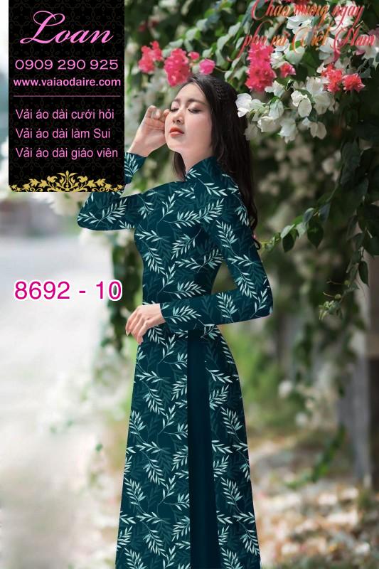 Vải áo dài cành cây nhỏ Vải áo dài cành cây nhỏ