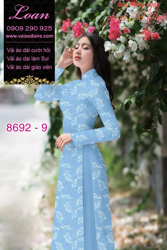 Vải áo dài cành cây nhỏ Vải áo dài cành cây nhỏ