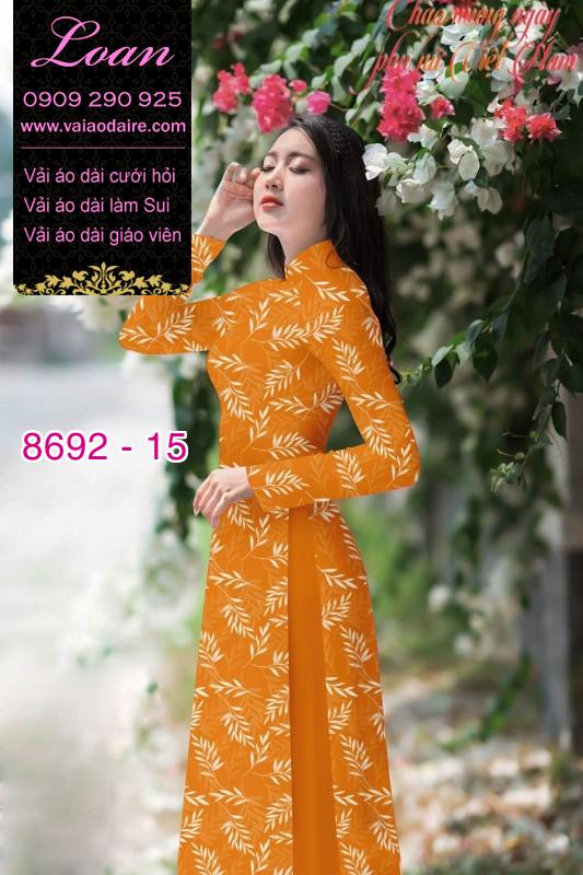Vải áo dài cành cây nhỏ Vải áo dài cành cây nhỏ