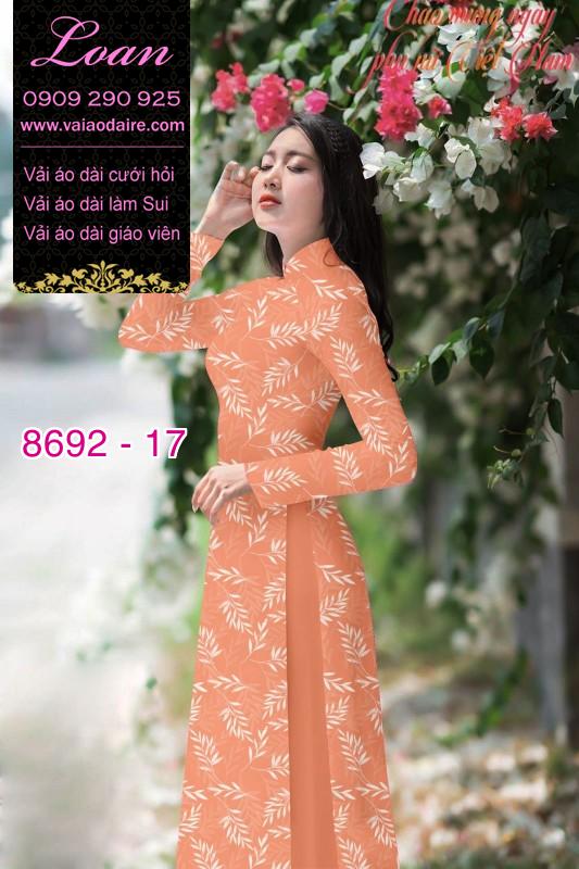 Vải áo dài cành cây nhỏ Vải áo dài cành cây nhỏ