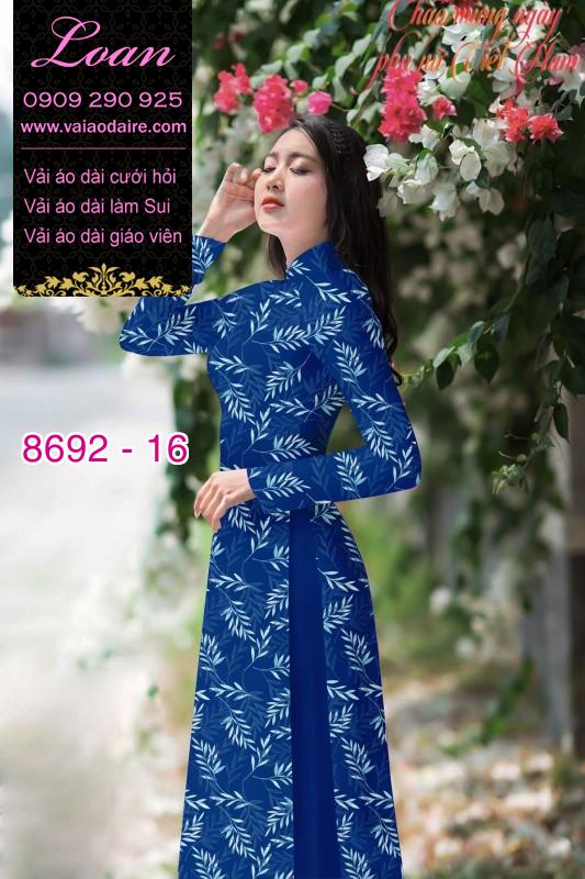 Vải áo dài cành cây nhỏ Vải áo dài cành cây nhỏ