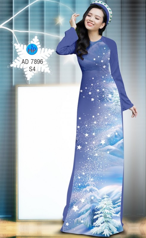 Vải áo dài Noel 2019