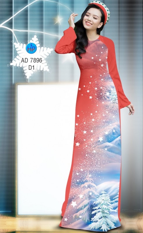 Vải áo dài Noel 2019