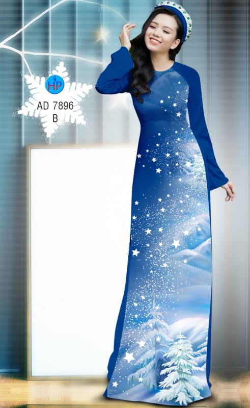 Vải áo dài Noel 2019