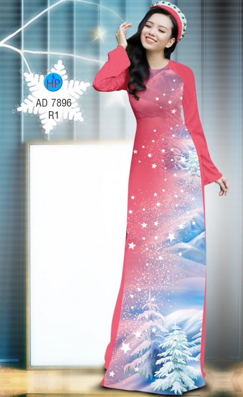 Vải áo dài Noel 2019