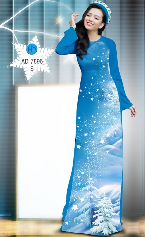 Vải áo dài Noel 2019