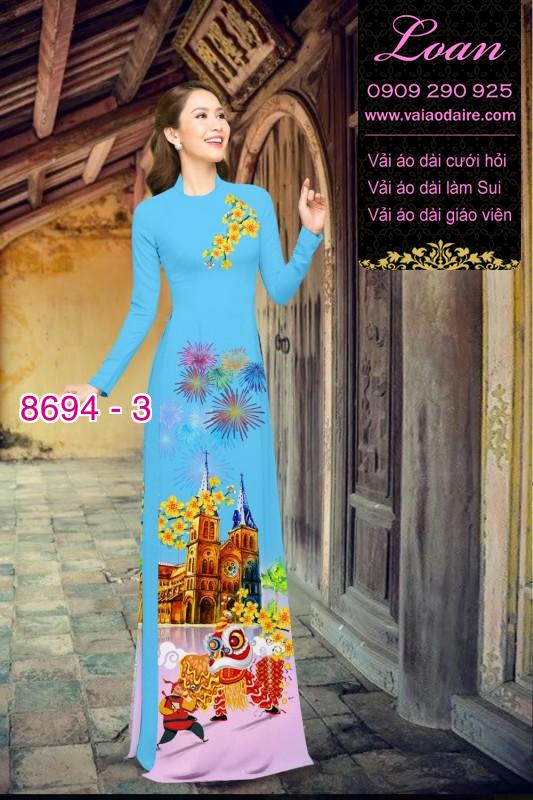 Vải áo dài tết 2020