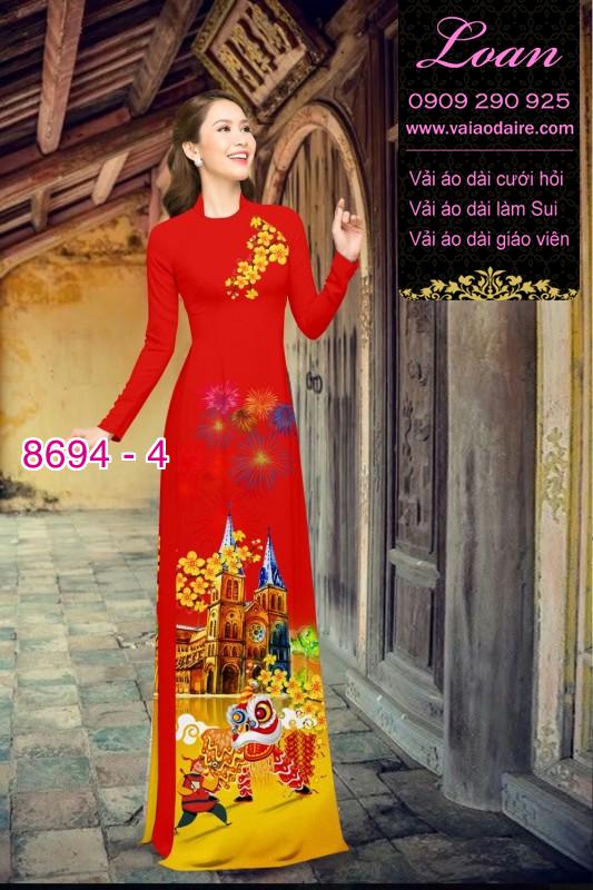 Vải áo dài tết 2020