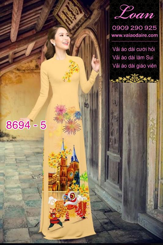 Vải áo dài tết 2020