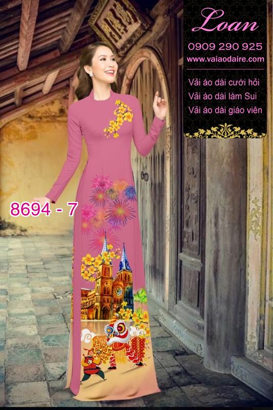 Vải áo dài tết 2020