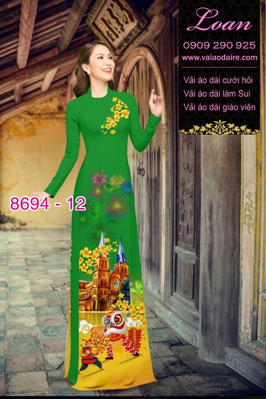 Vải áo dài tết 2020