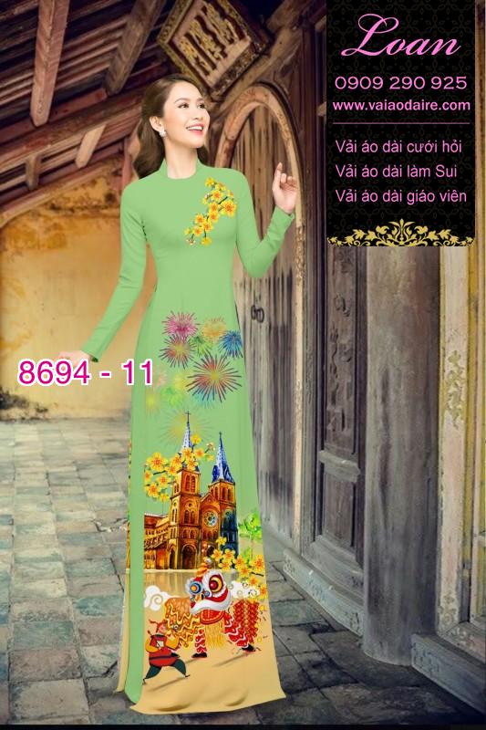 Vải áo dài tết 2020