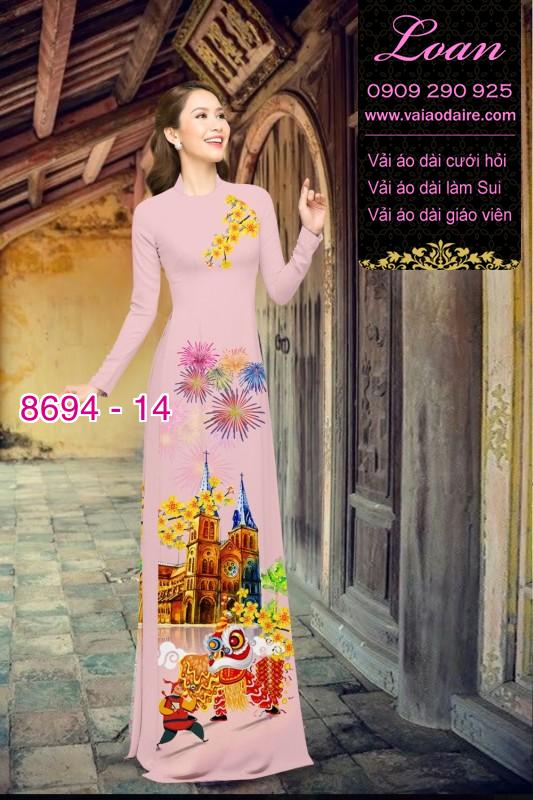 Vải áo dài tết 2020