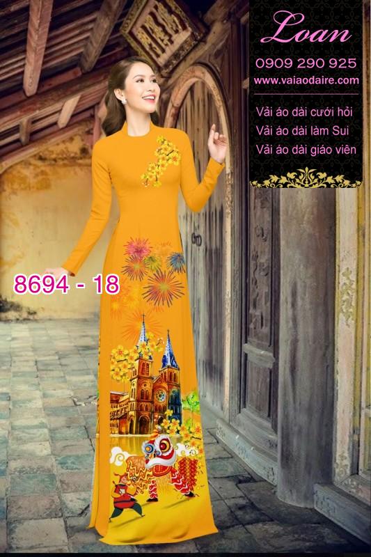 Vải áo dài tết 2020