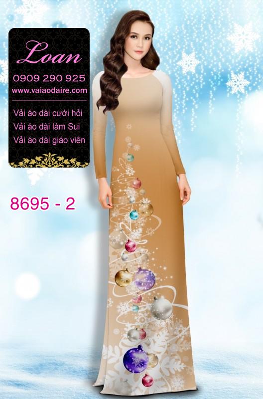 Vải áo dài Noel 2019