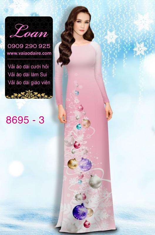 Vải áo dài Noel 2019