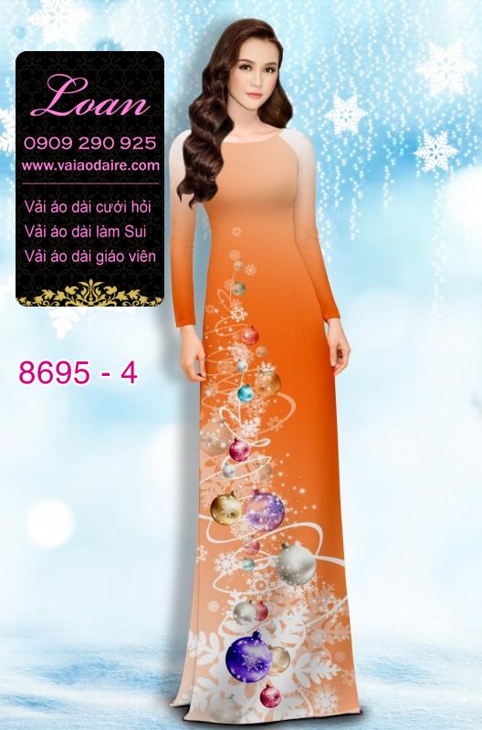Vải áo dài Noel 2019