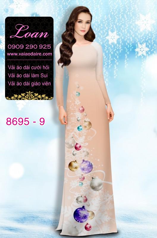 Vải áo dài Noel 2019