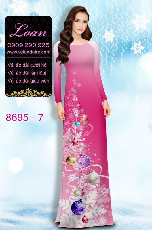Vải áo dài Noel 2019