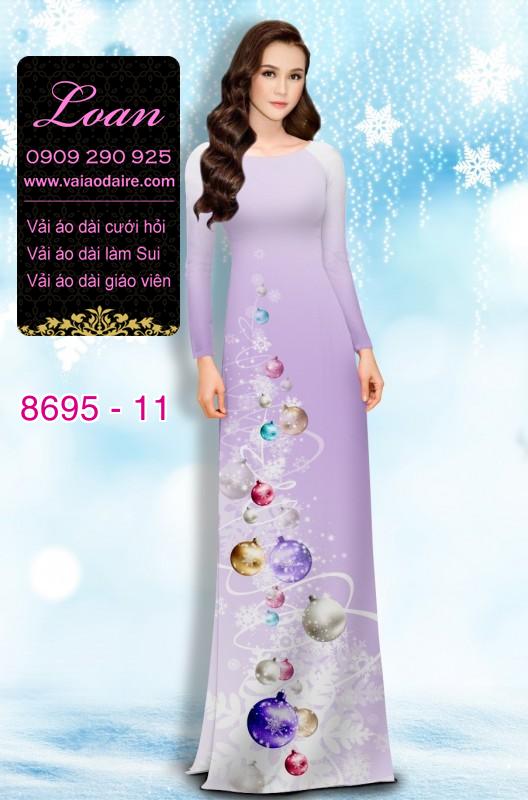 Vải áo dài Noel 2019