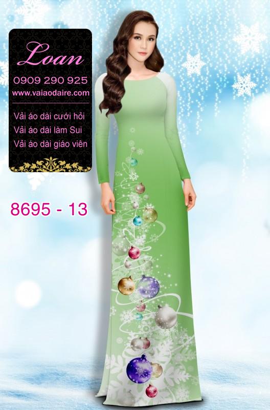 Vải áo dài Noel 2019