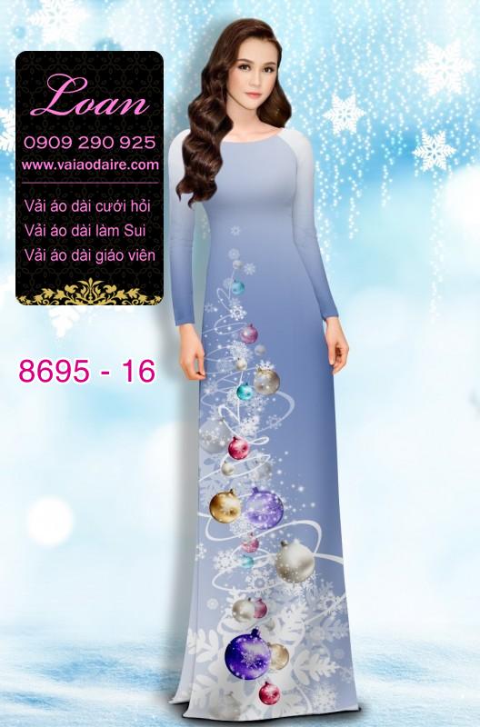 Vải áo dài Noel 2019