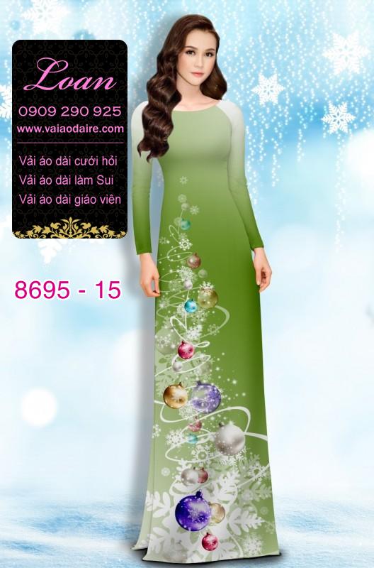Vải áo dài Noel 2019