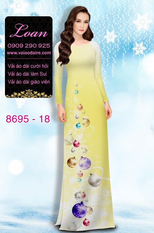 Vải áo dài Noel 2019