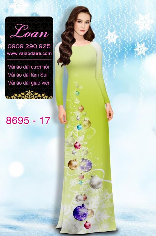 Vải áo dài Noel 2019