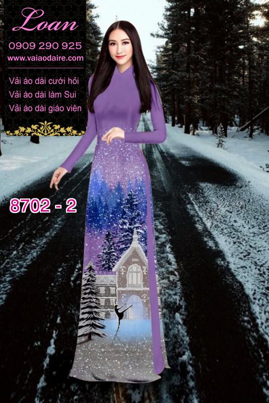 Vải áo dài Noel 2019