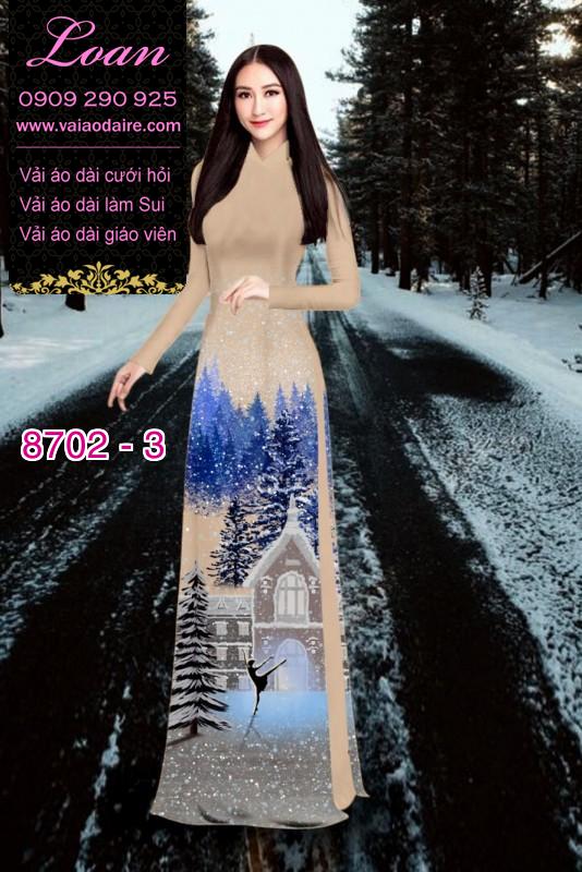 Vải áo dài Noel 2019