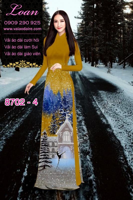 Vải áo dài Noel 2019