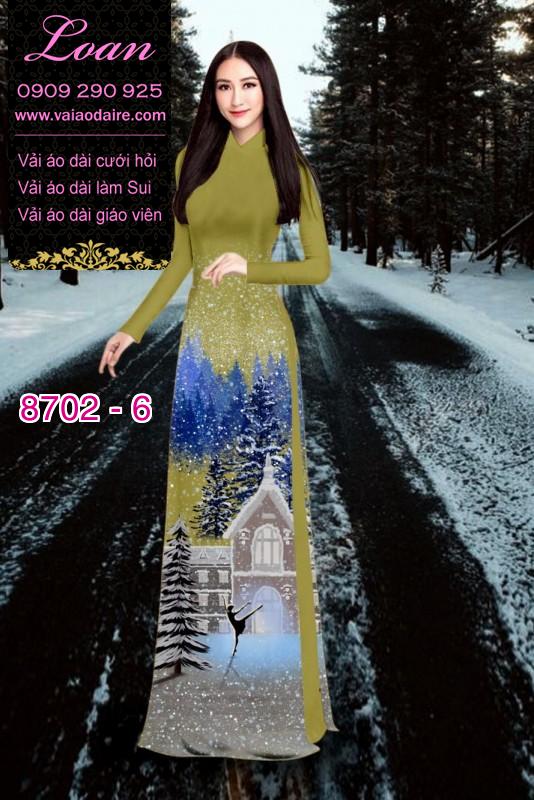 Vải áo dài Noel 2019