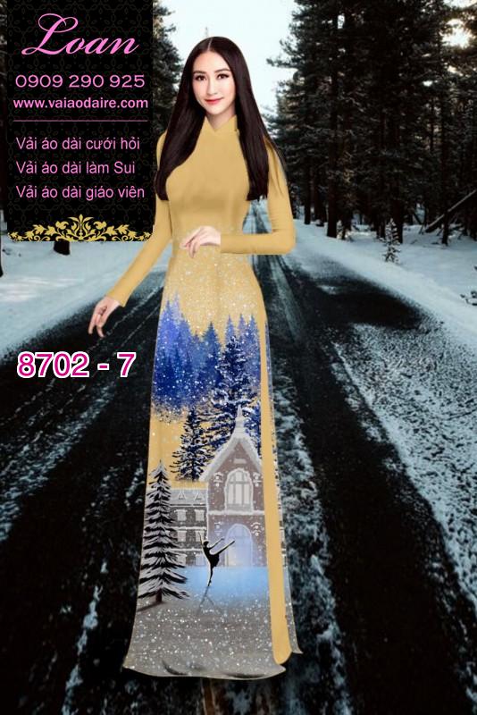 Vải áo dài Noel 2019
