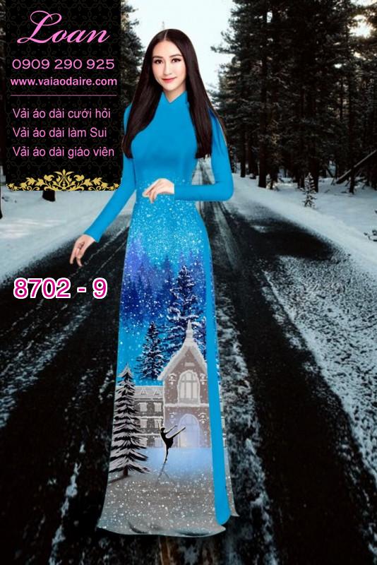 Vải áo dài Noel 2019