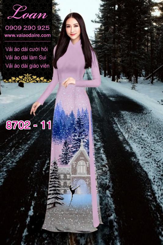 Vải áo dài Noel 2019