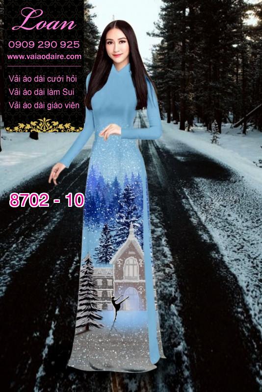 Vải áo dài Noel 2019