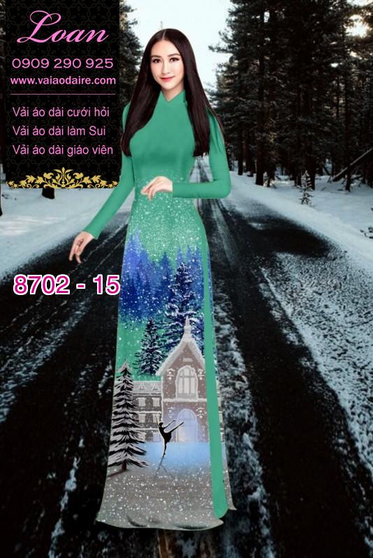 Vải áo dài Noel 2019