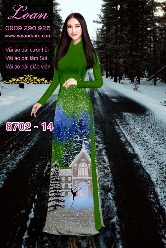 Vải áo dài Noel 2019