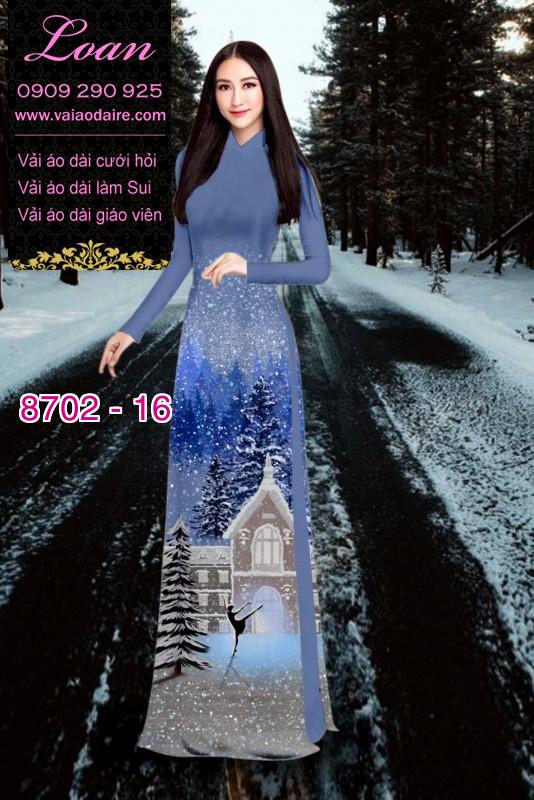 Vải áo dài Noel 2019