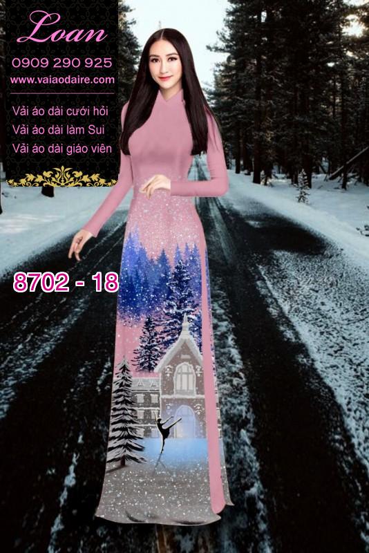 Vải áo dài Noel 2019